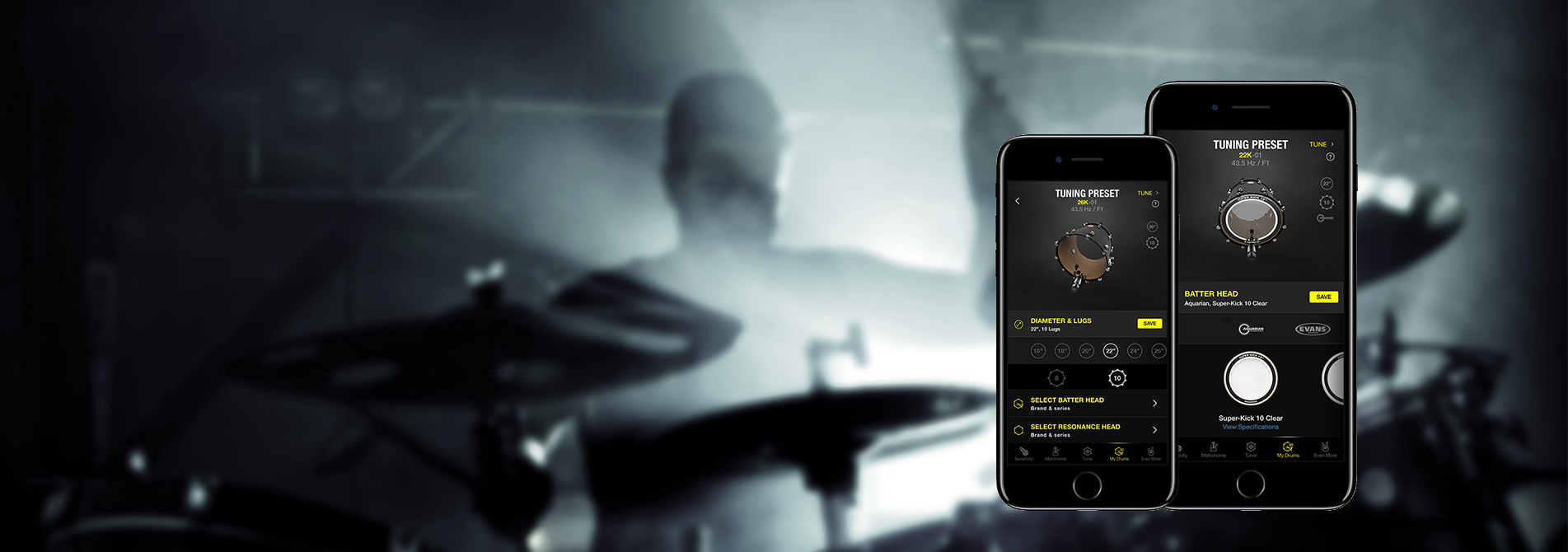 Програма Drumtune PRO Drum Tuning для iOSПрограма Drumtune PRO Drum Tuning для iOS  